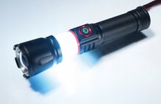 Latarka LED z diodą P60 z funkcją zoom czarny - Miniaturka zdjęcia nr 8