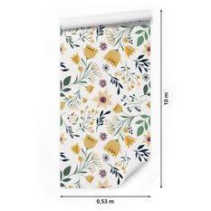 Tapeta Do Salonu Dzikie ROŚLINY Kwiaty Dekoracja  - Miniaturka zdjęcia nr 2