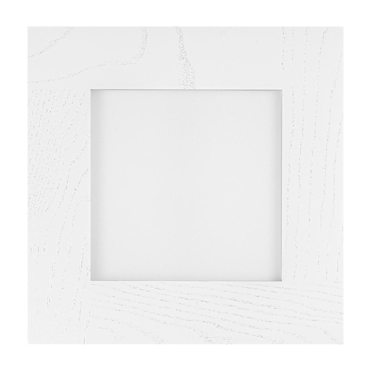 Panel LED 20 x 20 x 5 cm plafon z drewna biały 18W kinkiet 4000K do salonu nr. 7