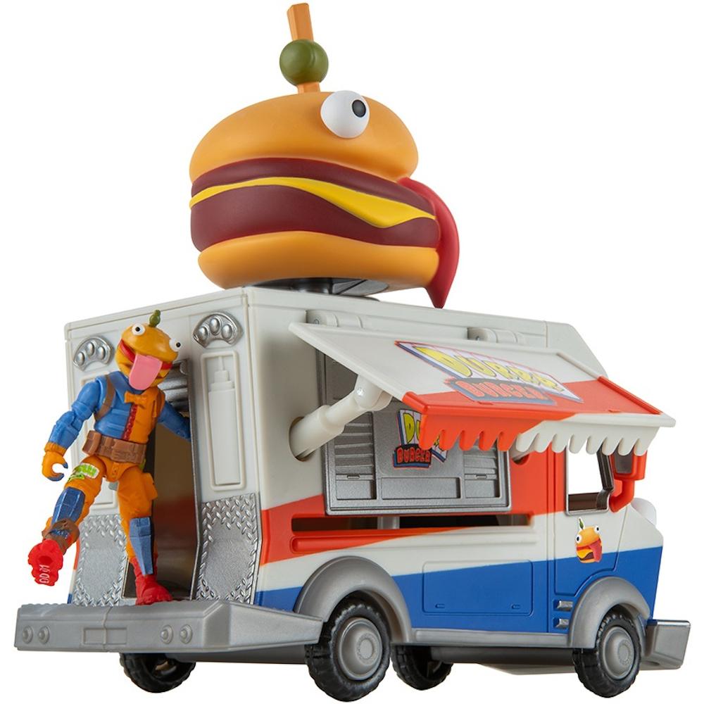 POJAZD DURRR BURGER + FIGURKA BEEF BOSS FORTNITE LEGENDARY MICRO SERIES  nr. 6