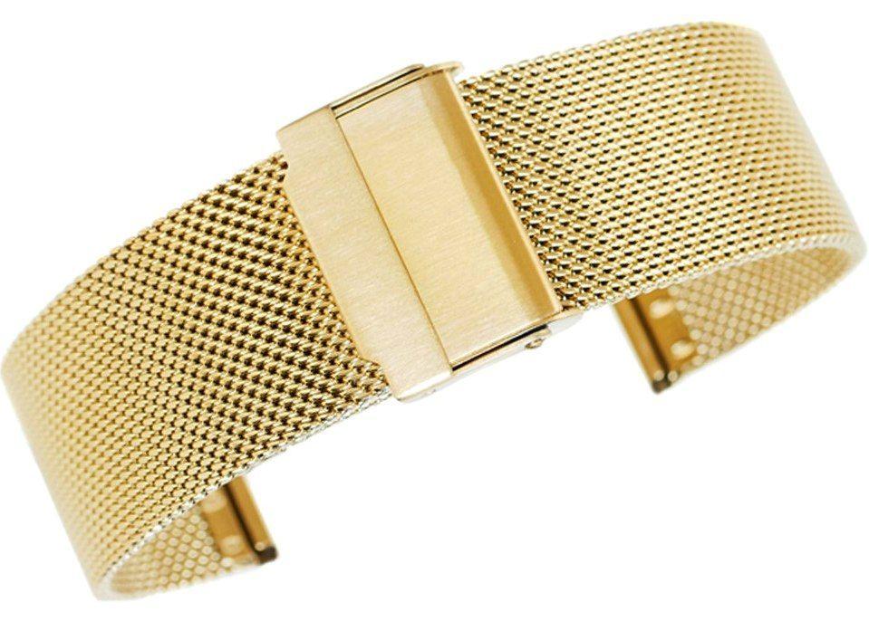 Bransoleta - Siatka Mesh Gold PVD 22 mm gr 1,7 mm nr. 1