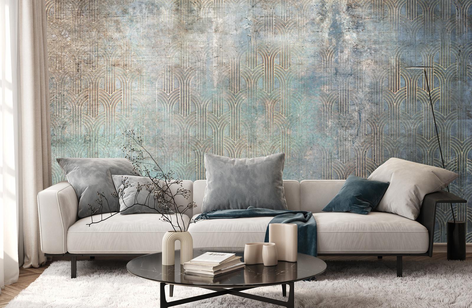Fototapeta Do Salonu ABSTRAKCYJNY Wzór Mural Beton Glamour  nr. 5