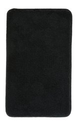Kleine Wolke Relax Dywanik łazienkowy czarny 60x100 cm wysokie runo