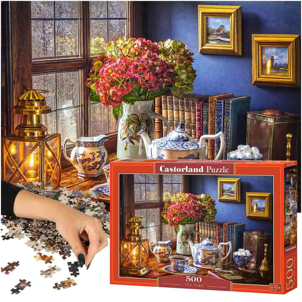 CASTORLAND Puzzle układanka 500 elementów Tea Time - Czas na herbatę 9+