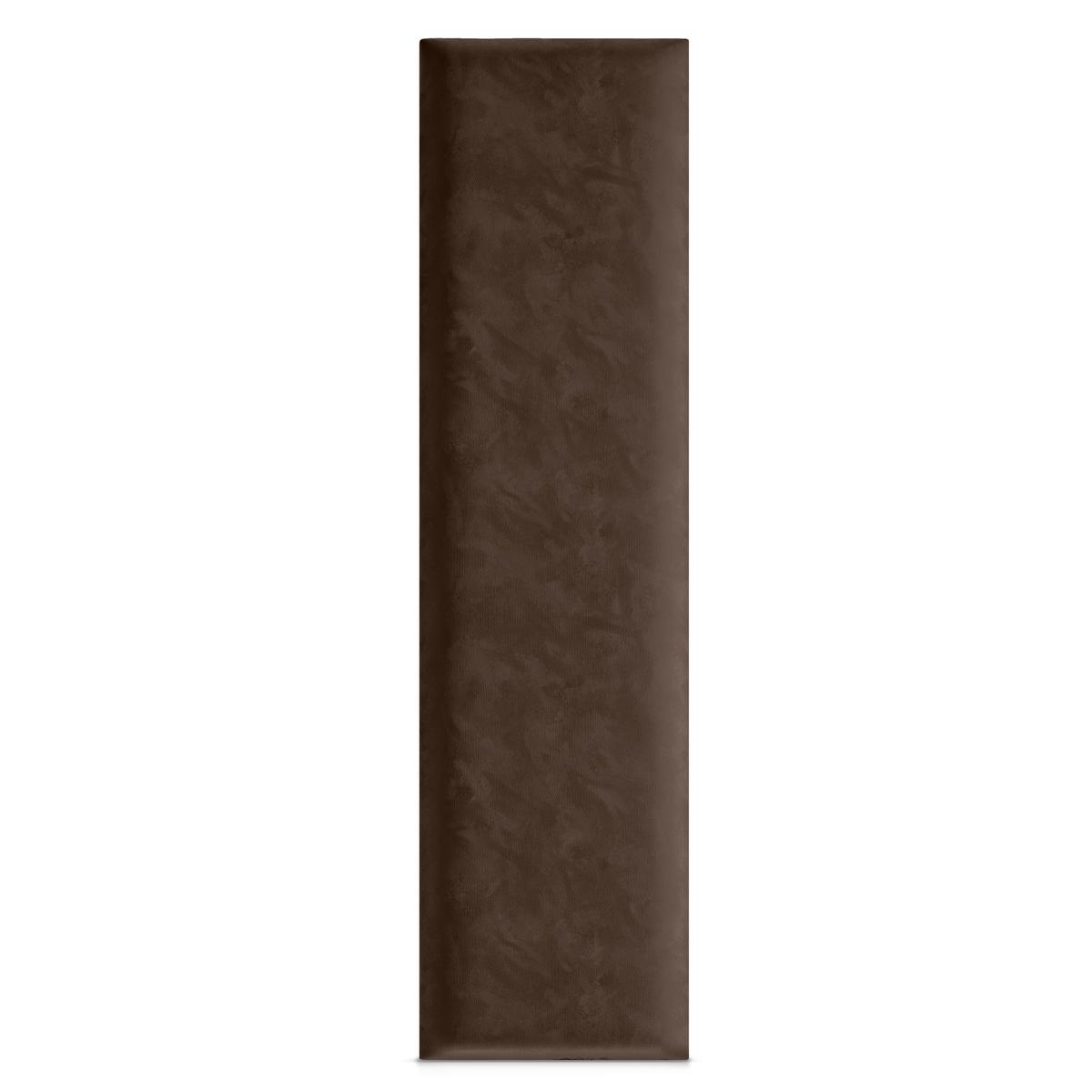 Panele tapicerowane  80x20 cm na ścianę prostokąt brązowy nr. 2