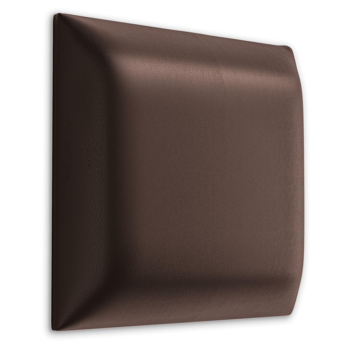 Panele tapicerowane 80x20 na ścianę eko skóra brązowy