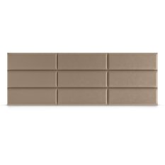 Panele tapicerowane 60x20 cm na ścianę prostokąt beżowy - Miniaturka zdjęcia nr 4