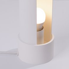 Lampa biurkowa FLASH biała 21x10x10cm 1xE27 - Miniaturka zdjęcia nr 6