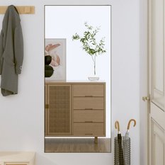 Lustro 50x100 cm do sypialni łazienki ścienne prostokątne szklane - Miniaturka zdjęcia nr 2