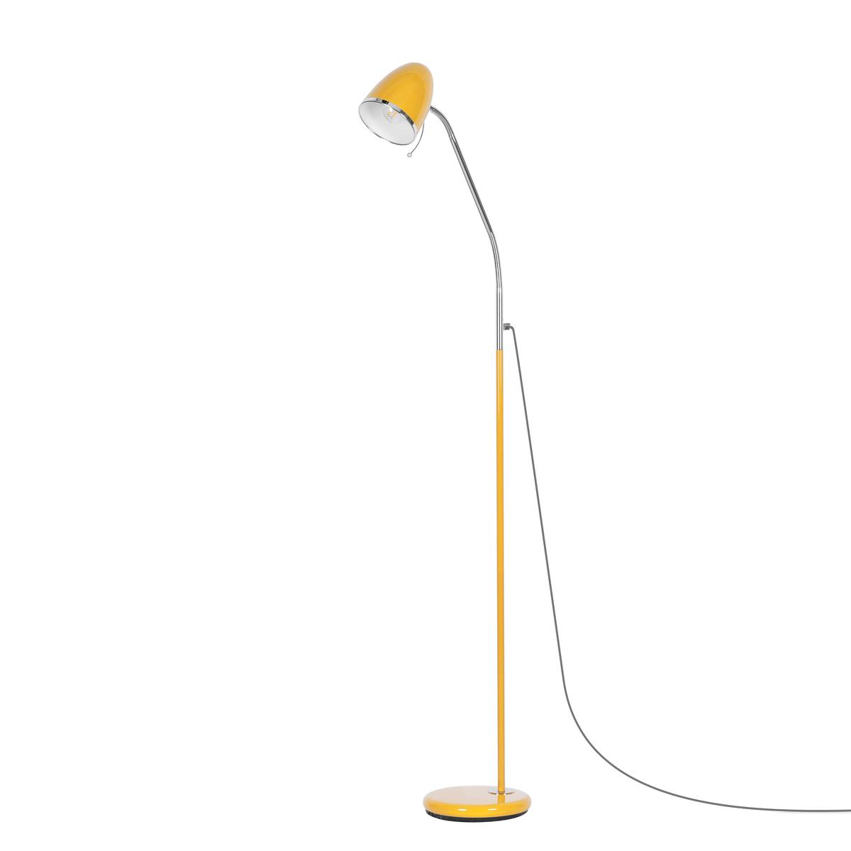 Lampa podłogowa K-MT-201 KAJTEK I 45x135x20 cm do salonu lub pokoju żółty