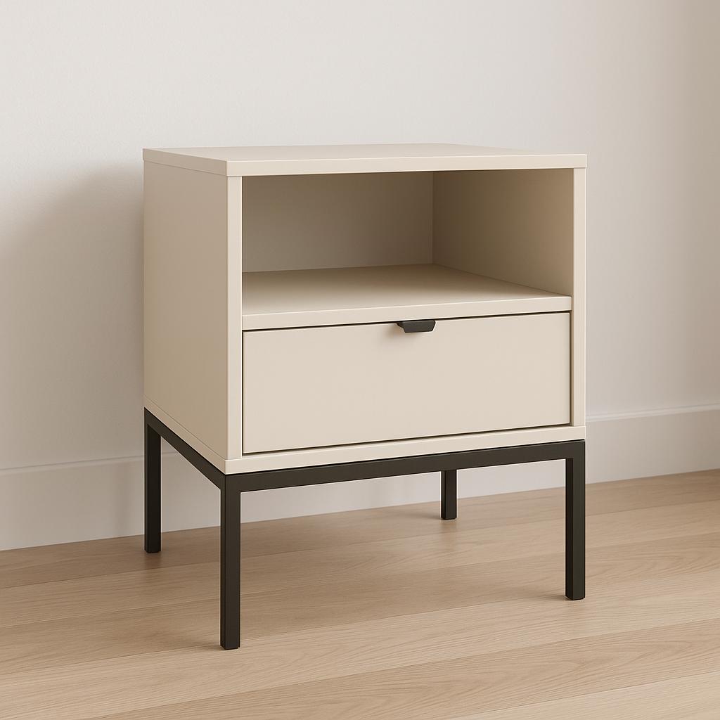 Szafka nocna stojąca AURA 50x35x22 cm stolik nocny do sypialni kaszmir nr. 1