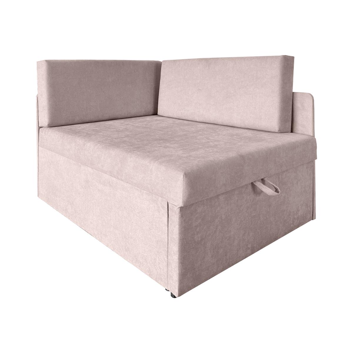 Narożnik Viluś 108x81x78 cm sofa jednoosobowa do pokoju salonu z funkcją spania i przechowywania dla dzieci różowy nr. 3