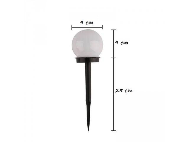 Szykowna lampa solarna w kształcie kuli 3 sztuki nr. 5