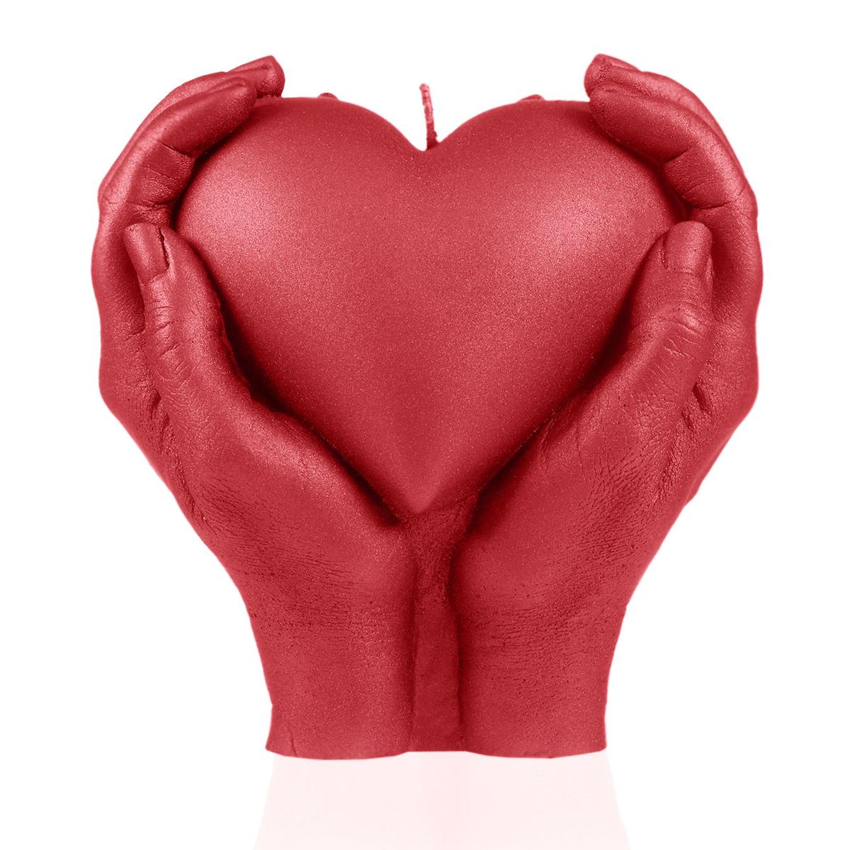 Świeca Hand LOVE Edition Red