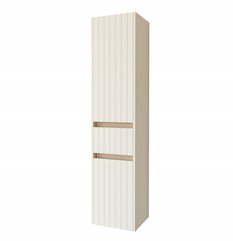 Zestaw mebli łazienkowych LINE z umywalką 70 cm + 2x słupek 165 cm 4 elementy front MDF migdałowy - Miniaturka zdjęcia nr 11