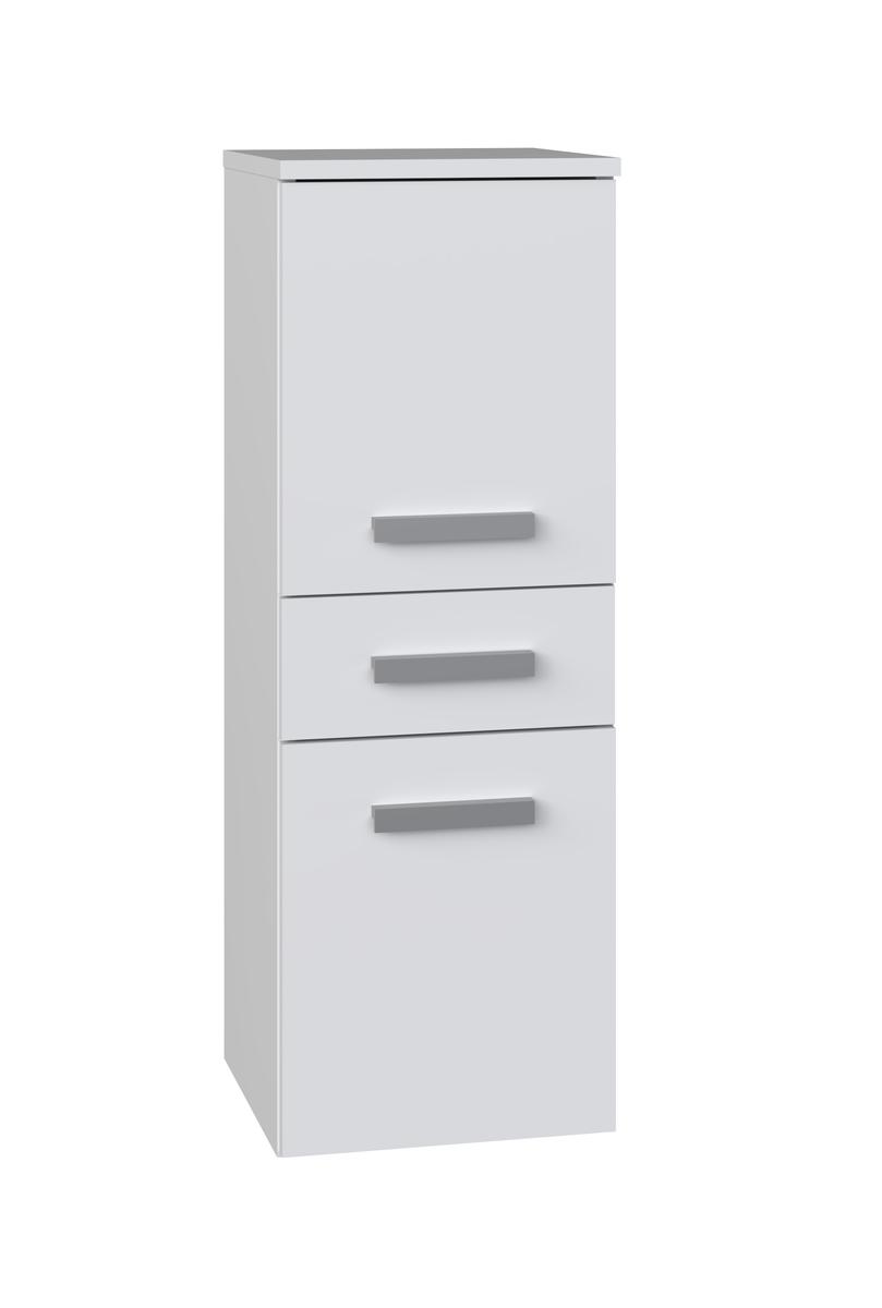 Szafka łazienkowa NEL V DDS 85x30x30 cm z drzwiami oraz szufladą do łazienki biały mat nr. 3
