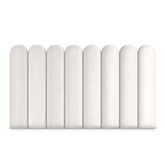 Panele tapicerowane 20x80 cm na ścianę płotek wezgłowie kremowy - Miniaturka zdjęcia nr 4