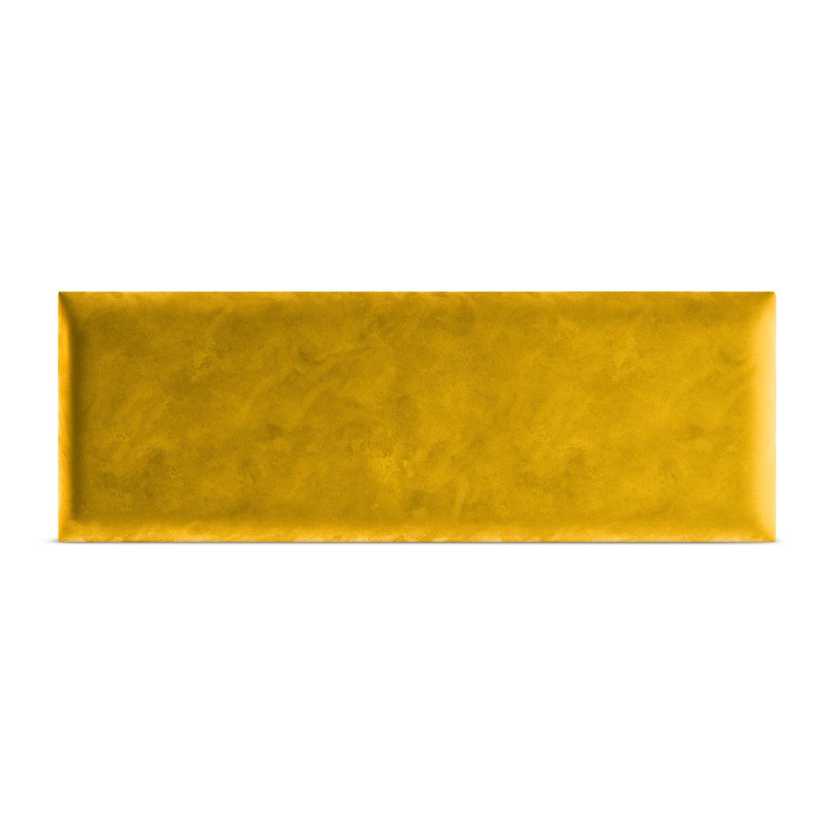 Panele tapicerowane  50x15 cm na ścianę magic velvet żółty nr. 2
