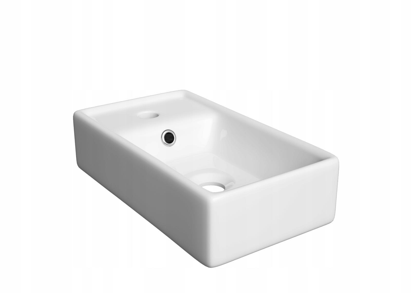 Szafka łazienkowa WILLY 40x22x57 cm z umywalką kaszmir ryflowana slim do łazienki  nr. 5