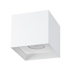 Plafon HATI 10x10x10 cm nowoczesna lampa sufitowa loft biały kwadrat GU10