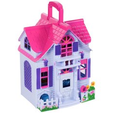 Domek dla lalek Country Villa 18 cm rozkładana dla dzieci do pokoju dziecka  - Miniaturka zdjęcia nr 10