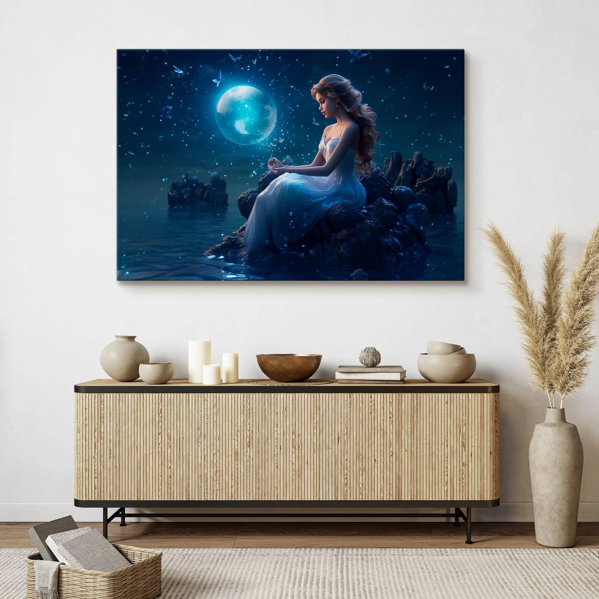 Obraz Na Płótnie Bajkowa Kraina Kobieta 90x60 Do Salonu nr. 7