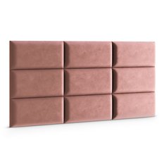 Panele tapicerowane 50x30 na ścianę magic velvet brudny róż - Miniaturka zdjęcia nr 3