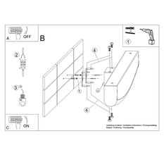 Kinkiet JORUN złoty LED 4000K 7x5.5x60cm nowoczesna lampa LED do salonu - Miniaturka zdjęcia nr 11