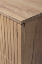 Szafka łazienkowa FLOW 80 cm z umywalką z metalowymi nogami dąb craft - Miniaturka zdjęcia nr 6