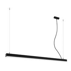 Lampa wisząca PINNE 150 czarna 3000K 150x6x150cm nowoczesna LED do salonu - Miniaturka zdjęcia nr 1