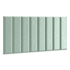 Panele tapicerowane  60x15 cm na ścianę prostokąt miętowy - Miniaturka zdjęcia nr 3