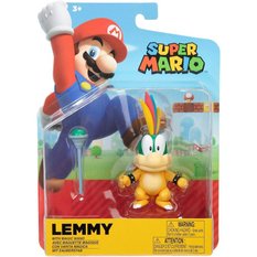 ORYGINALNA RUCHOMA FIGURKA LEMMY + MAGICZNA RÓŻDŻKA SUPER MARIO JAKKS - Miniaturka zdjęcia nr 1