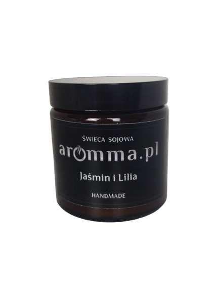 Świeca sojowa zapachowa Jaśmin i Lilia 120 ml - Aromma nr. 2