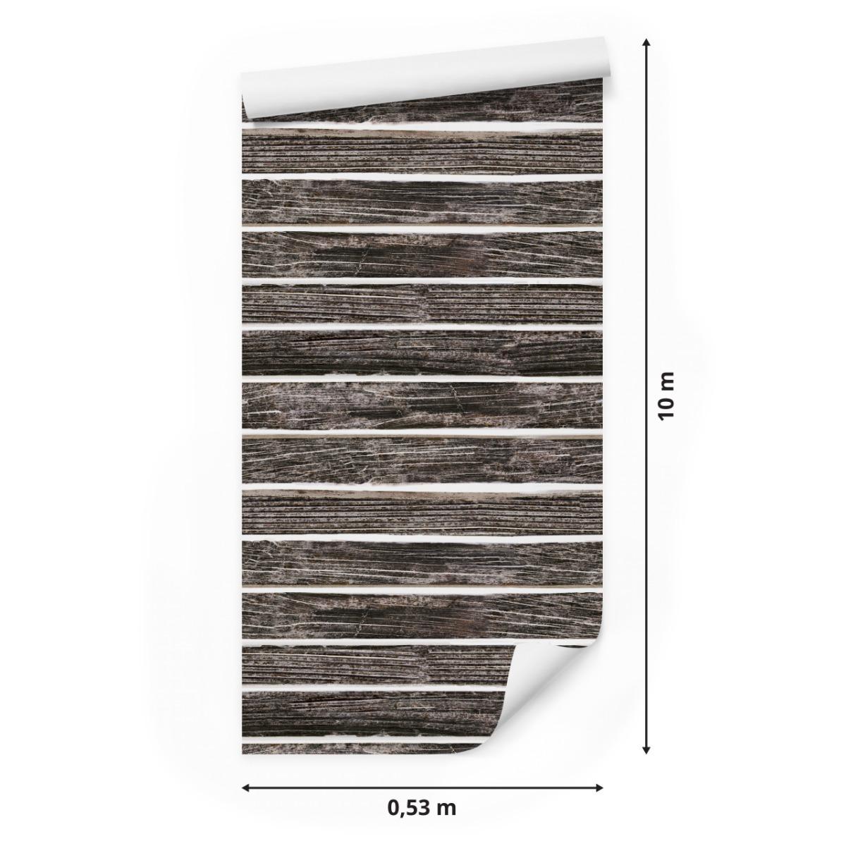 Tapeta Do Salonu DESKI DREWNIANE w Stylu Vintage 53x1000  nr. 2