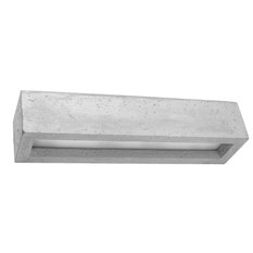 Kinkiet VEGA 50 beton 10x12x50cm nowoczesna lampa E27 do salonu