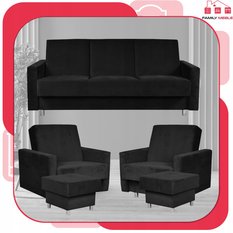 Zestaw wypoczynkowy wersalka fotele Family Meble Trinity - Miniaturka zdjęcia nr 2
