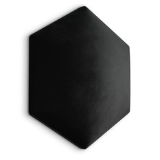 Panele tapicerowane 35x40 hexagon magic velvet czarny - Miniaturka zdjęcia nr 1
