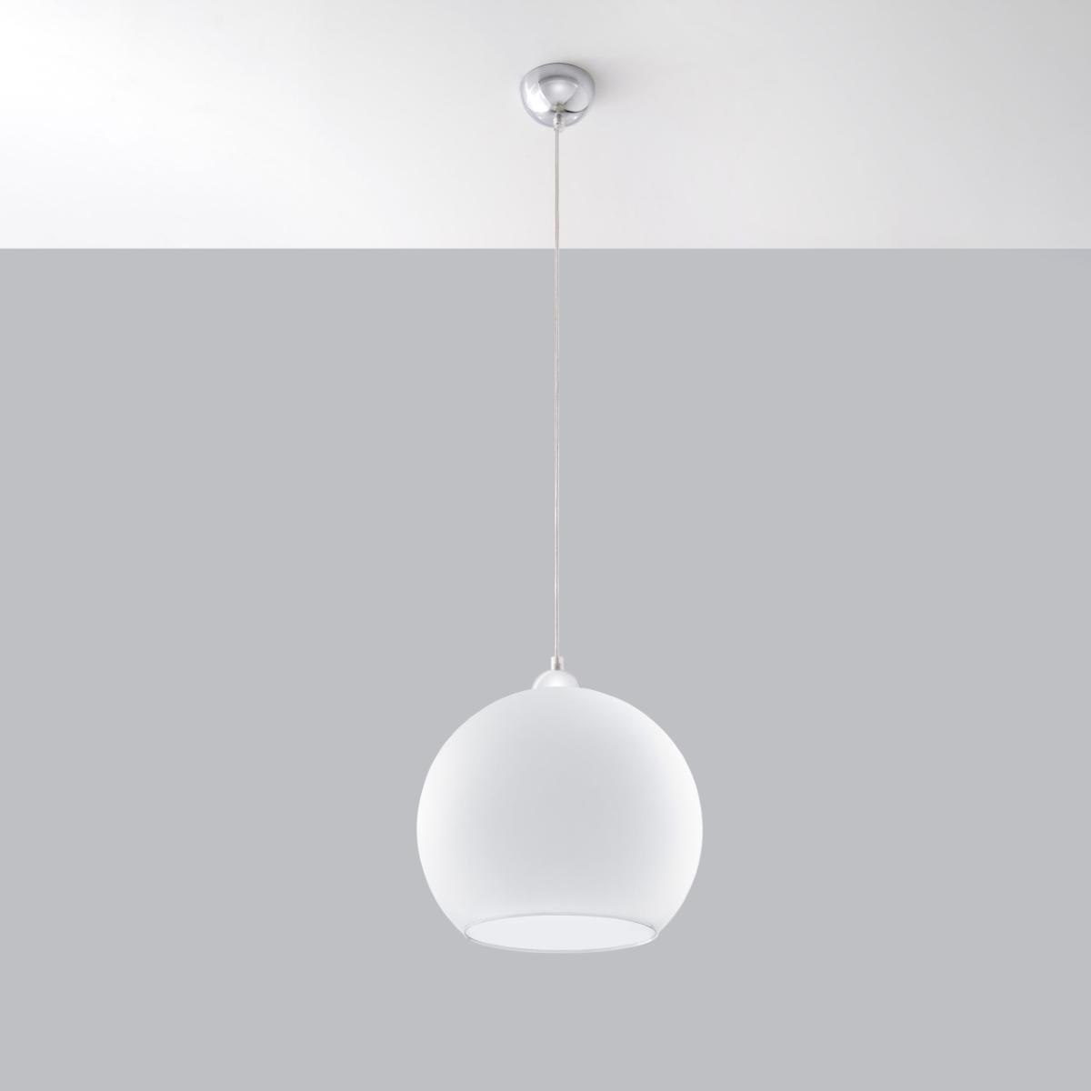 Lampa wisząca BALL biała 120x30x30cm nowoczesna E27 do salonu nr. 2