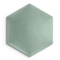 Panele tapicerowane 35x40 na ścianę hexagon miętowy - Miniaturka zdjęcia nr 2