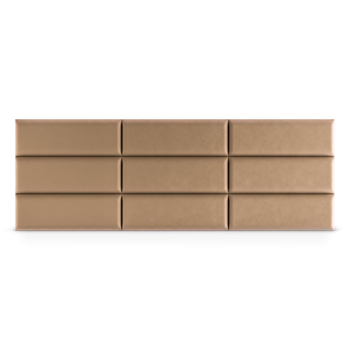  Panele tapicerowane 60x20 cm na ścianę magic velvet beżowy nr. 4