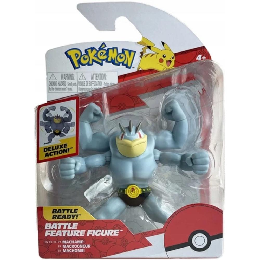 Oryginalna figurka akcji deluxe machamp pokemon battle feature figure dla dziecka nr. 1