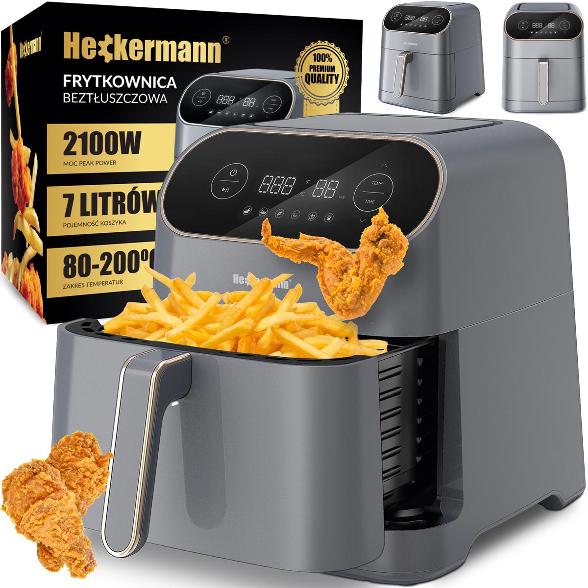 Frytkownica beztłuszczowa 7L Heckermann® AF06