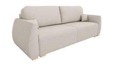 Kanapa Dalia z funkcją spania 88x221x93 cm do salonu paros beżowy - Miniaturka zdjęcia nr 1