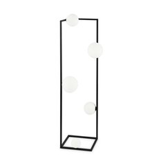 Angolo 30x118x30 cm pięciopunktowa lampa stojąca loft okrągłe klosze biała G9 do salonu jadalni  - Miniaturka zdjęcia nr 2