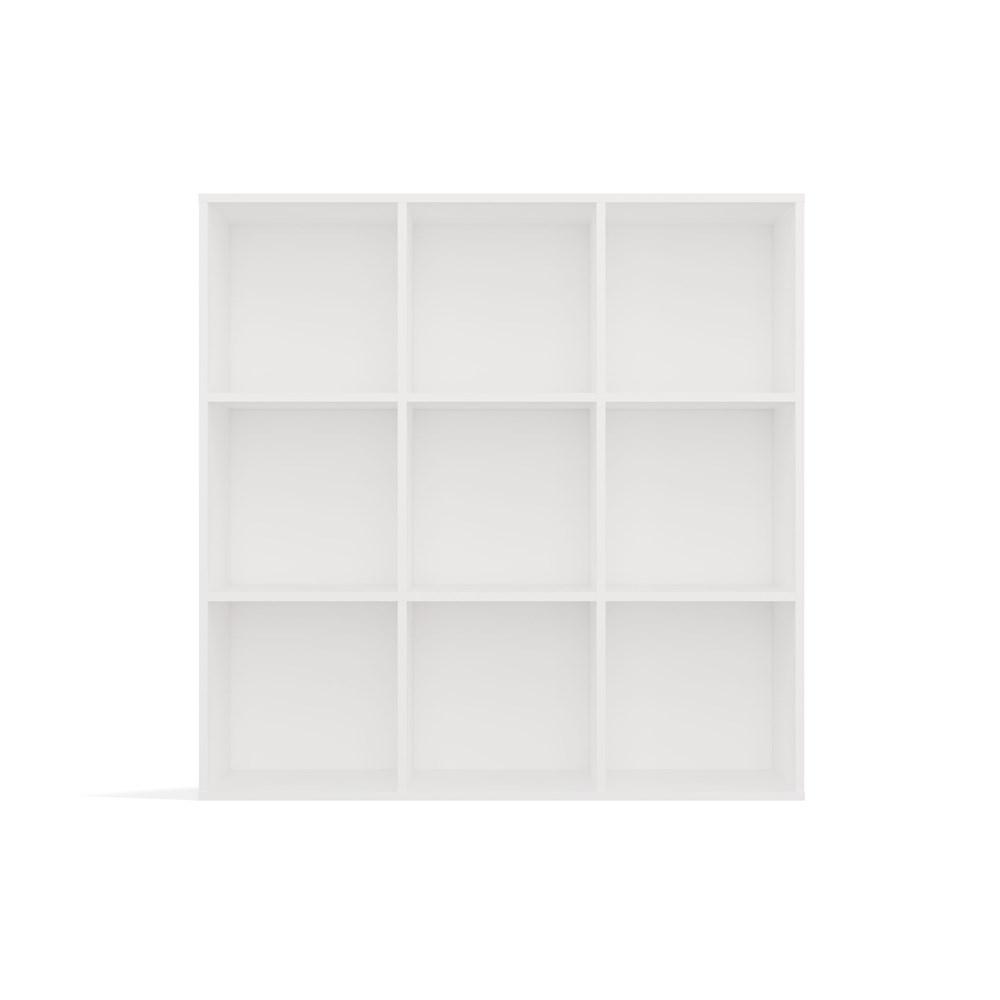Regał Malax 110,5x110,5x30 cm do sypialni salonu biały nr. 7