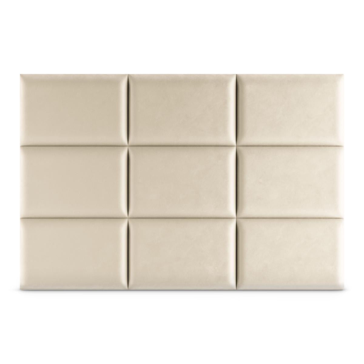 Panele tapicerowane  50x40 cm na ścianę magic velvet kremowy nr. 4
