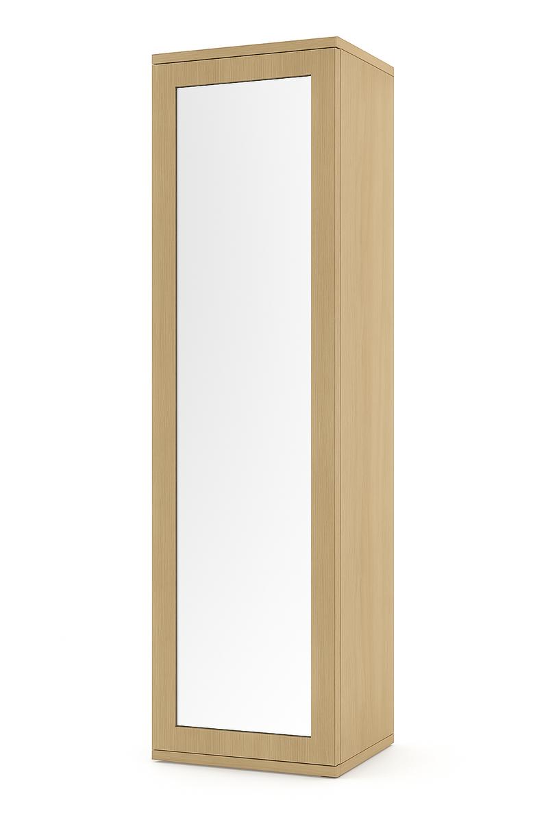 Szafa z lustrem DUO 180x50x35 cm do przedpokoju wąska dąb cremona nr. 3