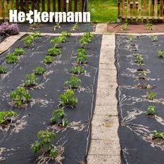 Agrowłóknina Heckermann 1,6x20m 150g/m2 Czarna - Miniaturka zdjęcia nr 11