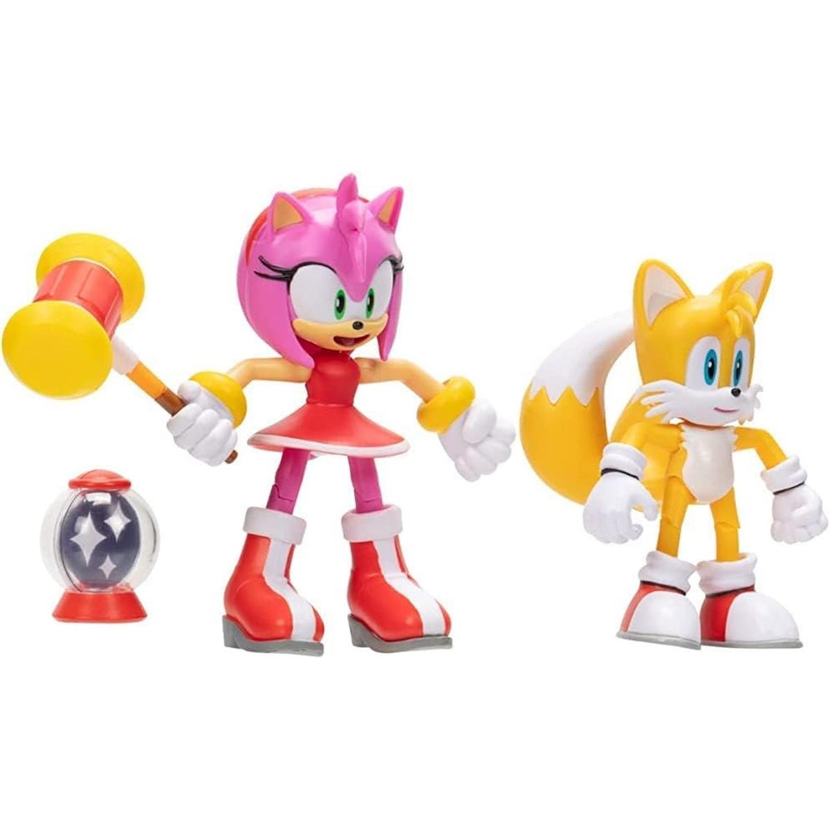 Zestaw ruchomych figurek SONIC amy + tails the hedgehog jakks pacific dla dziecka nr. 4