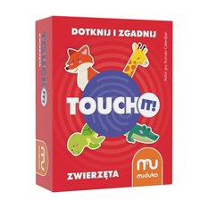 Gra karciana MUDUKO  edukacyjna Touch it! Dotknij i zgadnij. Zwierzęta 5+ dla dziecka - Miniaturka zdjęcia nr 1